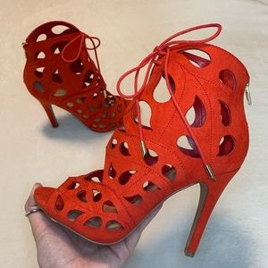 Aldo Dellarocca Lace Up Heels